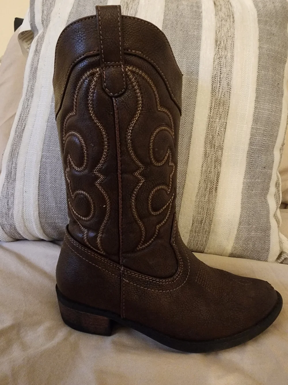 Kid's Brown Western Cowboy Boots